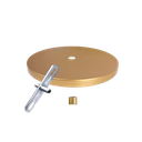 Ver imagem 1 de Canopla Alumínio Acabamento Pendente Lustre Luminária Tampa