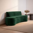 Ver imagem 2 de Sofá 03 Lugares 180cm Mônaco Veludo Verde - Nexta Casa