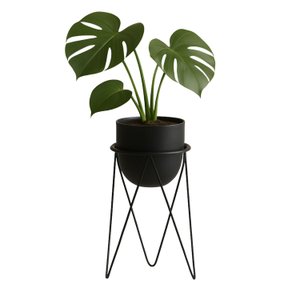 Suporte Tripé 45x16 para Vaso de Chão em Aço Carbono - Médio Nv515p Nv516b Nv516g