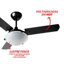 Ver imagem 4 de Ventilador de Teto Citrino Preto 3 Pás Tron 220v