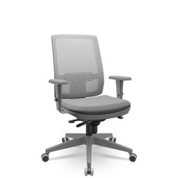 Cadeira Escritório Presidente Ergonômica NR17 Corino Encosto Regulável Brizza - 1