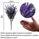 Ver imagem 2 de 15 Buquês de Lavanda Artificial Roxo 38cm Beleza Duradoura para Sua Decoração