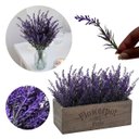 Ver imagem 6 de 15 Buquês de Lavanda Artificial Roxo 38cm Beleza Duradoura para Sua Decoração