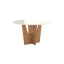Ver imagem 7 de Conjunto Mesa de Jantar Vértice Redonda com Vidro e 6 Cadeiras Pietra Henn