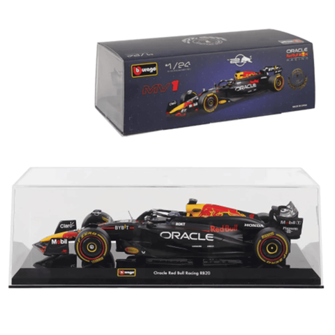 Miniatura F1 Rbr Rb20 #1 Verstappen C/ Piloto 1:24 Bburago