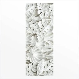 Adesivo de Porta Flores Relevo Arte Destaque P - 0,73 X 2.13 Metros - 2