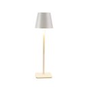 Ver imagem 1 de Luminaria Decorativa de Mesa Usb Metal Bco 38x10x10cm
