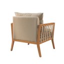 Ver imagem 5 de Poltrona de Madeira Eucalipto, Com Braço e Almofada, Estofada Jade