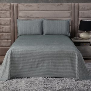 Jogo de Cama Casal Queen com Colcha e Porta Travesseiro