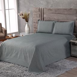 Jogo de Cama Casal Queen com Colcha e Porta Travesseiro - 3