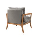 Ver imagem 5 de Poltrona de Madeira Eucalipto, Com Braço e Almofada, Estofada Jade