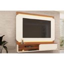 Ver imagem 1 de Painel Home p/ TV 70 pol Avany c/LED 180cm Freijó DJ Móveis