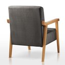 Ver imagem 4 de Poltrona de Madeira Eucalipto, Com Braço e Estofada Lina