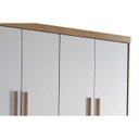 Ver imagem 3 de Guarda-roupa Rufato Hawaii 6 Portas Naturalle | Off White