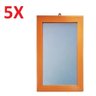 KIT 5 ESPELHO CLASSICO PAREDE BANHEIRO BARBEARIA MULTIUSO VINTAGE RETANGULAR GRANDE MULTIUSO - 3