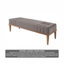 Ver imagem 7 de Recamier de Madeira Eucalipto, Estofado e Detalhe em Costura Valentin