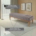 Ver mais imagens de Recamier de Madeira Eucalipto, Estofado e Detalhe em Costura Valentin