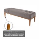 Ver imagem 6 de Recamier de Madeira Eucalipto, Estofado e Detalhe em Costura Valentin