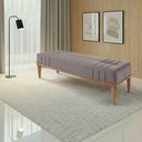 Ver imagem 1 de Recamier de Madeira Eucalipto, Estofado e Detalhe em Costura Valentin