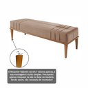 Ver imagem 6 de Recamier de Madeira Eucalipto, Estofado e Detalhe em Costura Valentin Bege Res_Atr_Linho_Bege