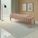 Ver imagem 1 de Recamier de Madeira Eucalipto, Estofado e Detalhe em Costura Valentin