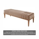 Ver imagem 7 de Recamier de Madeira Eucalipto, Estofado e Detalhe em Costura Valentin