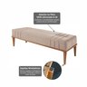 Recamier de Madeira Eucalipto, Estofado e Detalhe em Costura Valentin - 5