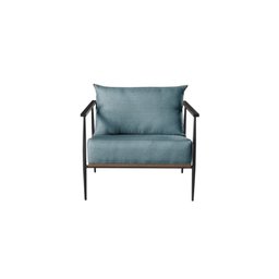 Poltrona em Linho 70cm com Estrutura de Metal Ferco - 4