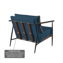 Ver imagem 6 de Poltrona em Estrutura de Metal, Estofada e Almofada Inclusa Ferco