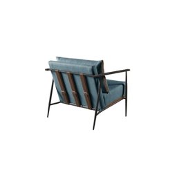 Poltrona em Linho 70cm com Estrutura de Metal Ferco - 3
