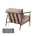 Ver imagem 6 de Poltrona em Estrutura de Metal, Estofada e Almofada Inclusa Ferco