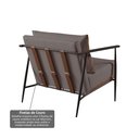 Ver imagem 6 de Poltrona em Estrutura de Metal, Estofada e Almofada Inclusa Ferco