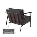 Ver imagem 7 de Poltrona em Estrutura de Metal, Estofada e Almofada Inclusa Ferco