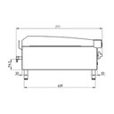Ver imagem 5 de Chapa de Fritura a Gás Modelo Exportação 45,5cm 18"