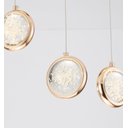 Ver mais imagens de Pendente Saturno Premium de Cristal 3 Cores