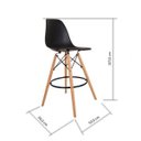 Ver imagem 2 de Kit com 2 Banquetas Altas Dsw-m Eames
