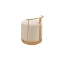 Ver imagem 3 de Puff Redondo com Base em Ferro Dourada e Estofado ÁQuila