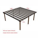 Ver imagem 5 de Kit Policarbonato Cristal 6mm 6,00m X 6,00m - Perfis Naturais