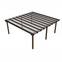 Ver imagem 1 de Kit Policarbonato Cristal 6mm 6,00m X 6,00m - Perfis Naturais