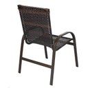 Ver imagem 3 de Jogo de Mesa 1,40m Ripada com 6 Cadeiras Piscina Jardim e Guarda Sol