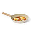 Ver imagem 2 de Frigideira Antiaderente Ultra Ceramic 24cm Indução com Borda de Silicone Cor Bege Mou Nata - Oikos