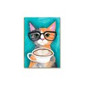 Ver imagem 6 de Kit 05 Placas Mdf Gatos e Café Decoração Divertida Dc12