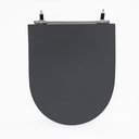 Ver imagem 1 de Assento Sanitário Poliéster para Louça Calypso (incepa) Aço (reb. Oculto) Amber Cris