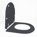 Ver imagem 2 de Assento Sanitário Poliéster para Louça Calypso (incepa) Aço (reb. Oculto) Amber Cris