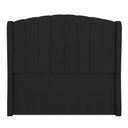 Ver imagem 6 de Cabeceira Casal King Cama Box 195cm Glenda I02 Linho Preto - Mpozenato