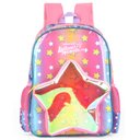Ver imagem 1 de Mochila Escolar Infantil para Meninas em Poliéster - Larissa Manoela - Up4You - Rosa