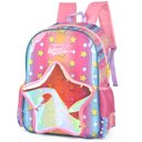 Ver imagem 3 de Mochila Escolar Infantil para Meninas em Poliéster - Larissa Manoela - Up4You - Rosa