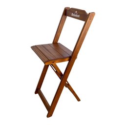 Conjunto Mesa Bistrô com 4 Banquetas Dobráveis de Madeira Hei - Imbuia - 3