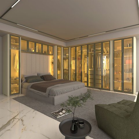 Guarda Roupa Modulado 06 Innova Reflecta 16 Portas Off White - Gelius