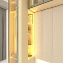 Ver imagem 7 de Guarda Roupa Modulado 06 Innova Reflecta 16 Portas Off White - Gelius